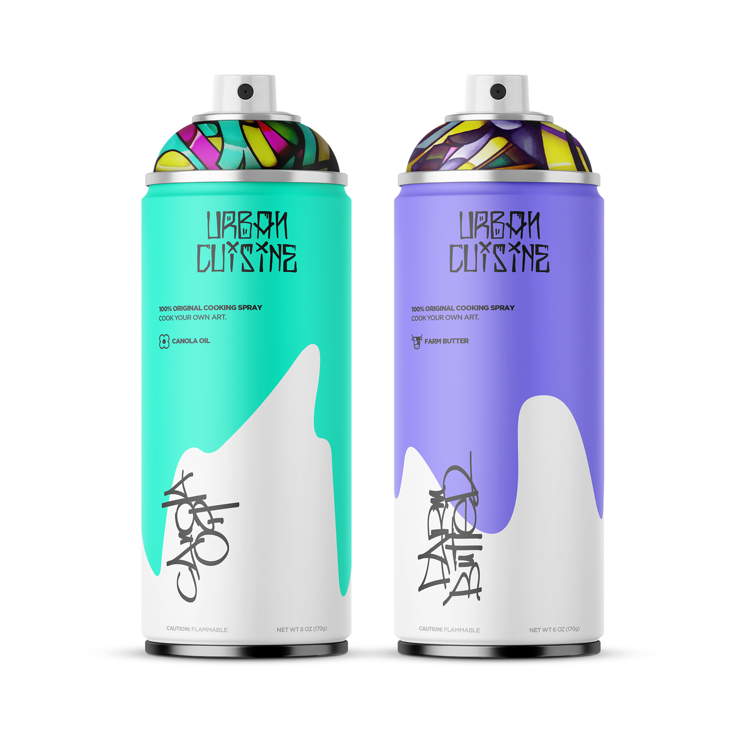 Awardwinning Cooking Spray Packaging for Urban Cuisine World Brand